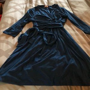 Issa by Banana Republic Royal blue wrap dress